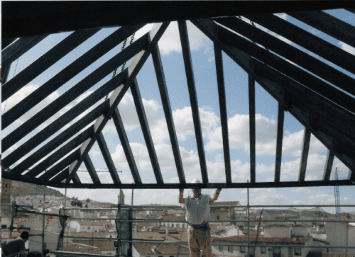 ConstruccionesFCM Estructura Metálica Cubierta Torre en Antequera